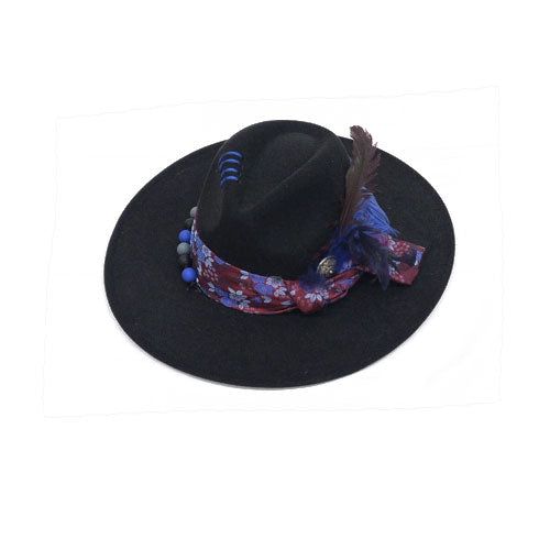 The Sapphire Bead and Stitch Hat