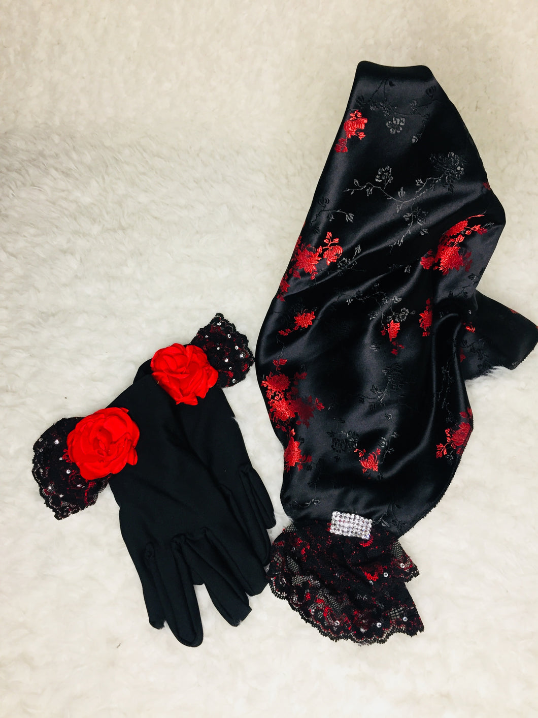 Harlem Nights Scarf and Glove Set